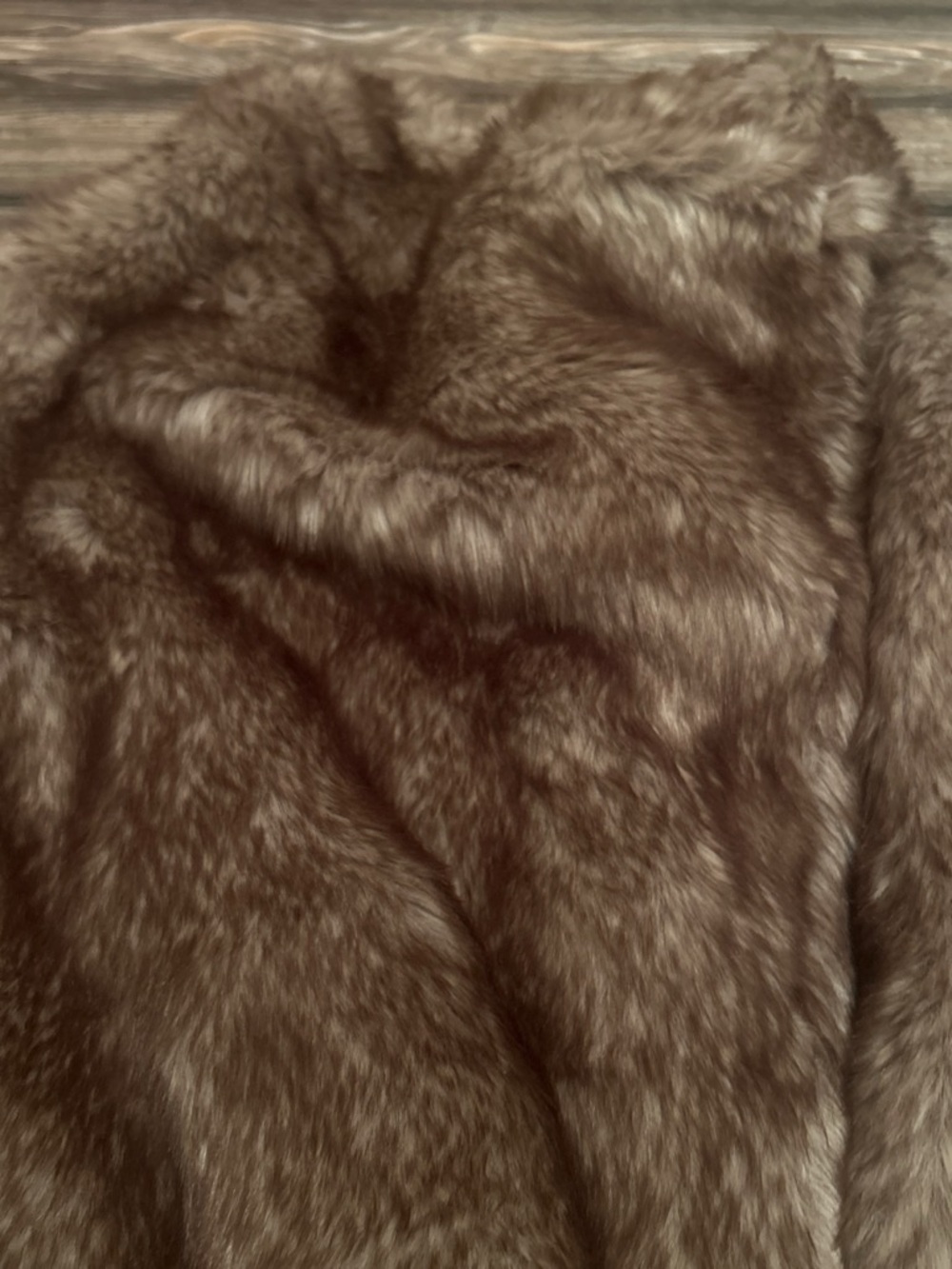 Classic Faux Fur Vest in Rich Brown